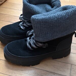 UGG Black and Gray Women's Boots